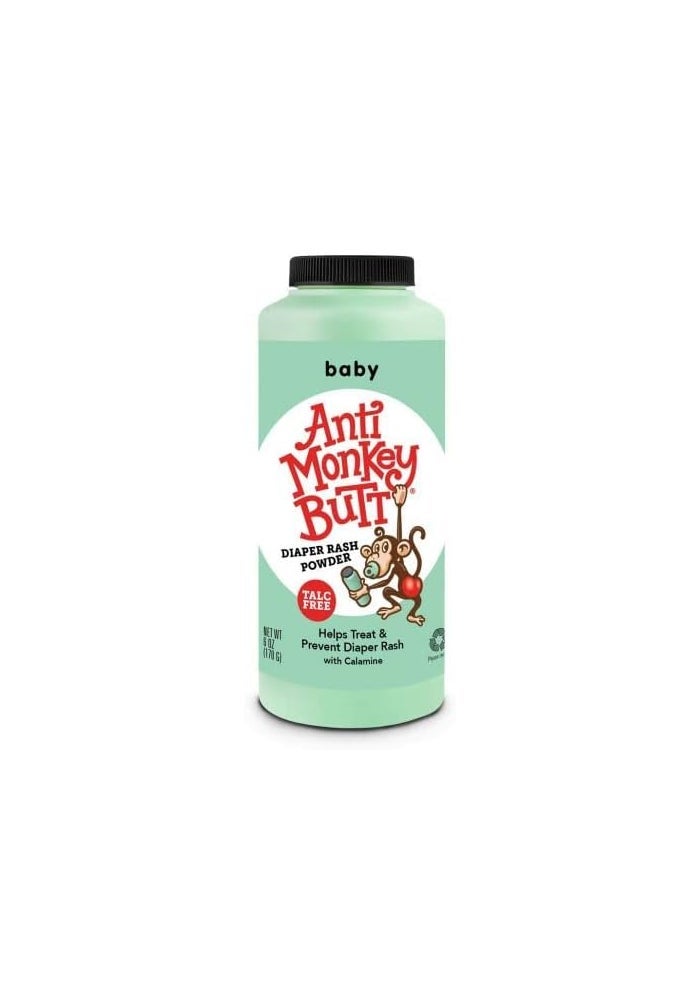 Anti Monkey Butt Diaper Rash Powder, 6oz - Image 1